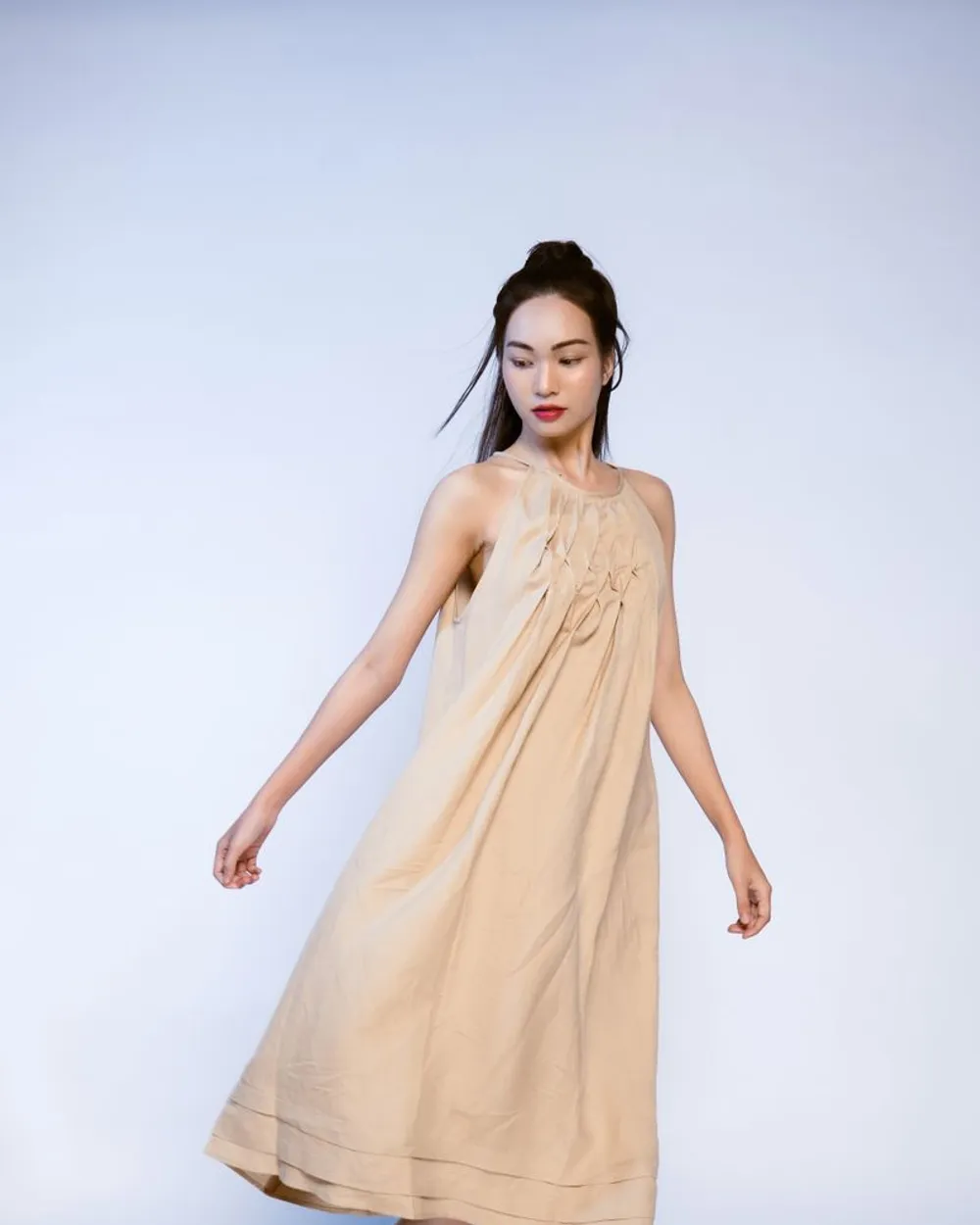 Vestido de lino midi